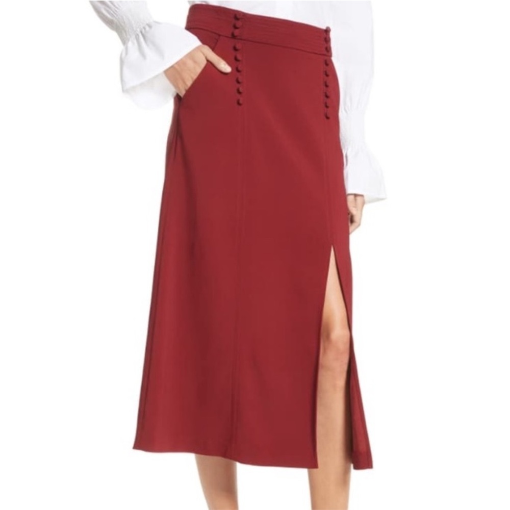 A.L.C. Sydney Slit Midi Skirt